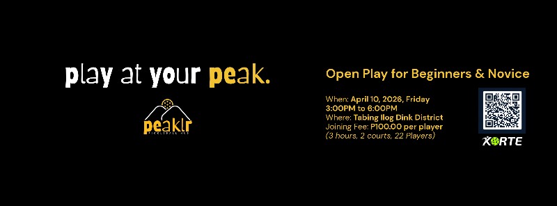 PEAKLR Open Play for Beginners/Novice